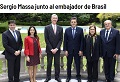 Reunión con el embajador de Brasil